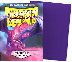 Dragon Shield: Standard 100ct Sleeves - Purple (Matte)
