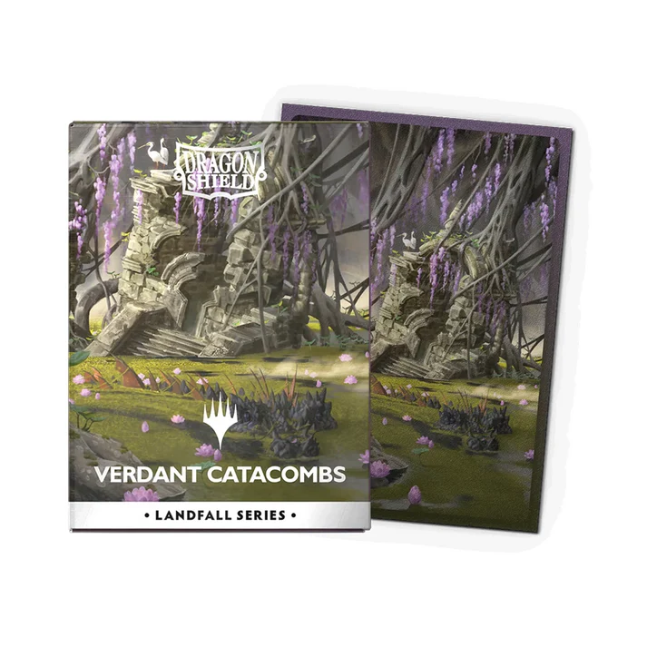 Dragon Shield Matte Dual Sleeves - Standard Size - 100ct - Landfall Series - Verdant Catacombs