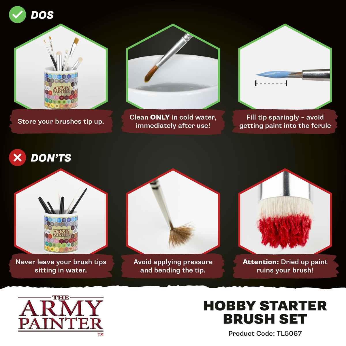 HOBBY STARTER BRUSH SET