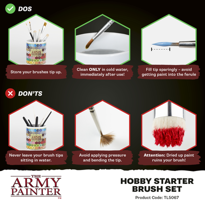 HOBBY STARTER BRUSH SET