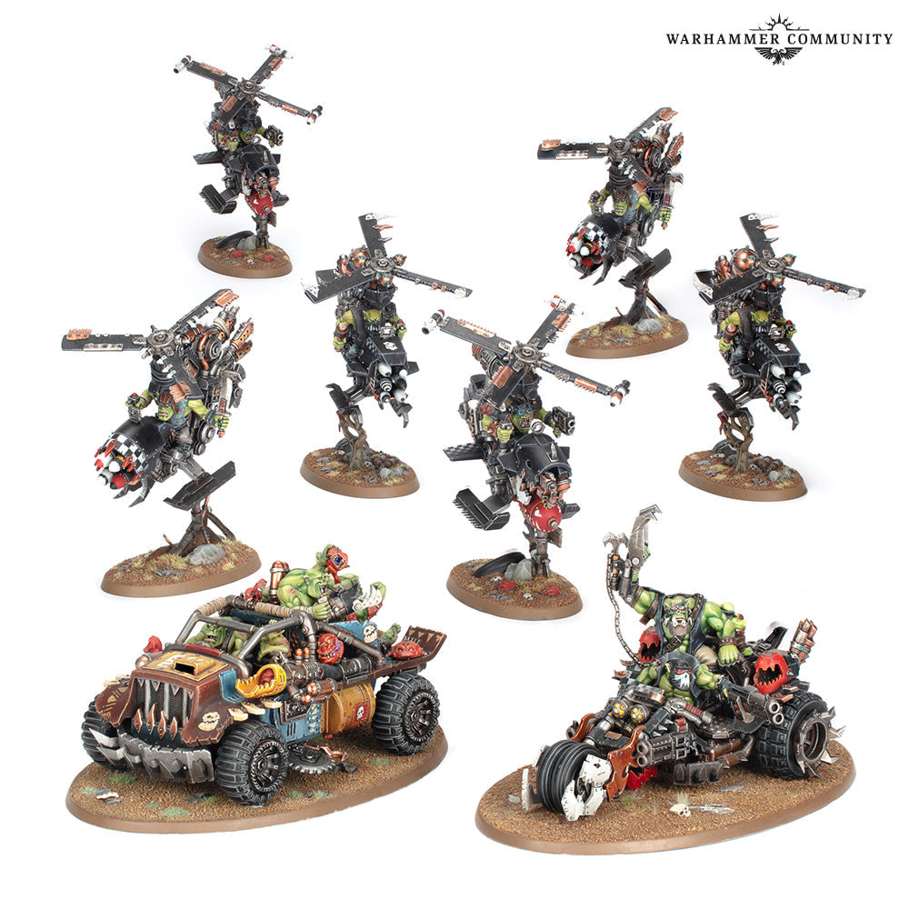 Visuel officiel Warhammer Community — Orks Armageddon Battalion