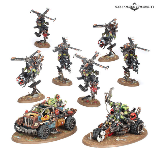 Visuel officiel Warhammer Community — Orks Armageddon Battalion