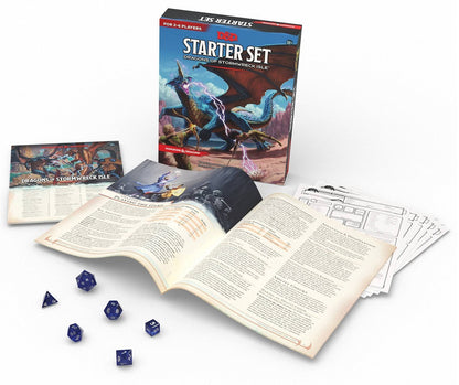 DND RPG STARTER SET DRAGONS OF STORMWRECK ISLE FRENCH EDITION