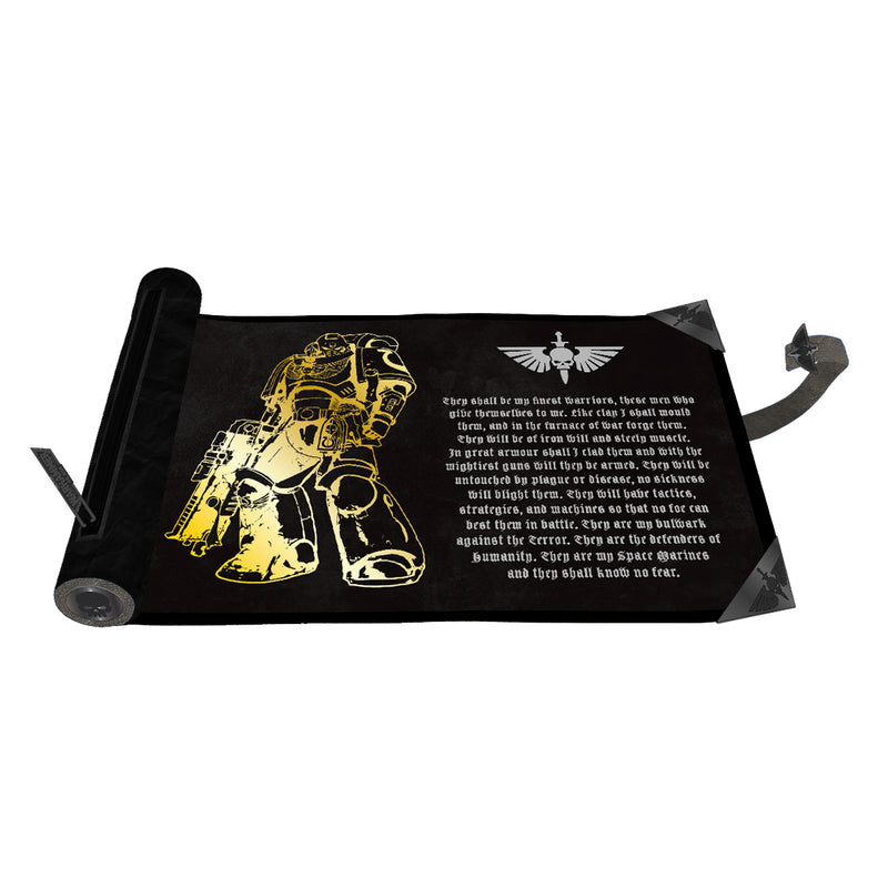 UP DICE SCROLL WARHAMMER 40K PREMIUM FOIL SPACE MARINES ADEPTUS ASTARTES