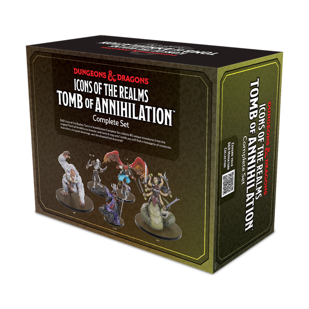 DND ICONS TOMB OF ANNIHILATION COMPLETE SET