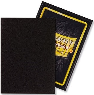 Dragon Shield: 100ct Outer Sleeves - Matte Black (Standard)