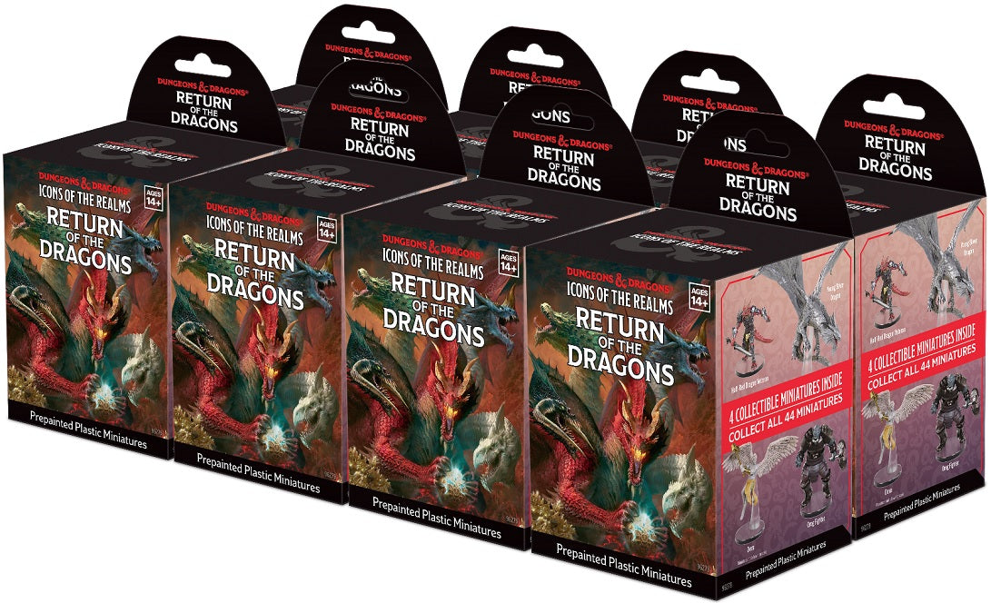 DND ICONS 34: RETURN OF THE DRAGONS 8CT BOOSTER BRICK