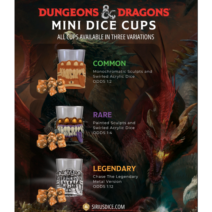 Dungeons & Dragons Mini Dice Cup Mystery Box