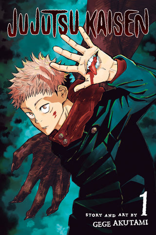 Jujutsu Kaisen 1 official print cover VIZ Media