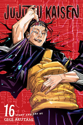 Jujutsu Kaisen 16 official print cover VIZ Media