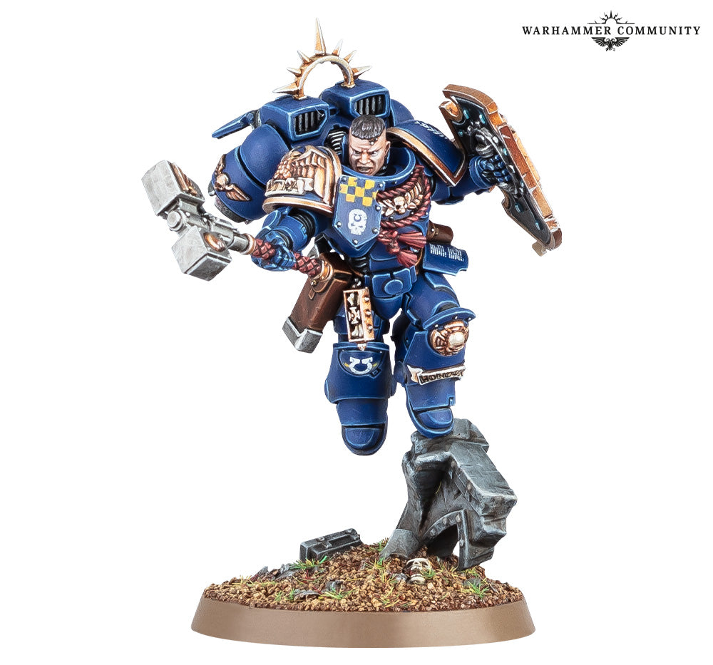 Visuel officiel Games Workshop : Space Marines — Captain with Jump Pack